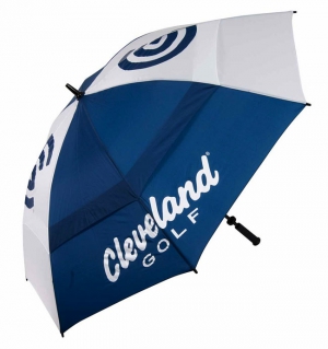 Cleveland Paraply Marinbl/Vit i gruppen Golftillbehr / Golfparaplyer hos Dimbo Golf AB (3775004)