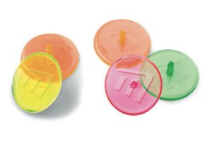 Markör 12-pack Neon ZDTE0030 i gruppen Golftillbehör / Markörer hos Dimbo Golf AB (4081072)
