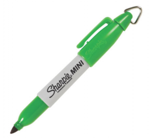 Märkpenna Sharpie mini Grön i gruppen Golftillbehör / Pennor hos Dimbo Golf AB (4081084-45)