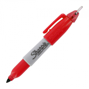 Märkpenna Sharpie mini Röd i gruppen Golftillbehör / Pennor hos Dimbo Golf AB (4081084-55)