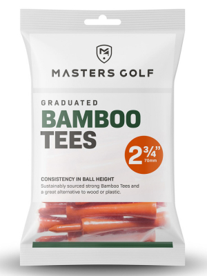 Golfpeggar Masters Bambu Castle 70mm Orange 20st i gruppen Golftillbehr / Peggar hos Dimbo Golf AB (4081103-0020)
