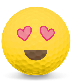Golfboll Smiley med hjrtformade gon i gruppen Golfpresenter hos Dimbo Golf AB (4087001-0107)