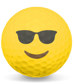 Golfboll Smiley med solglasgon i gruppen Golfpresenter hos Dimbo Golf AB (4087001-0109)