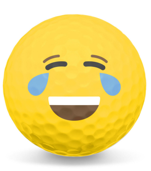 Golfboll Smiley Skrattande Smiley med gldjetrar i gruppen Golfpresenter hos Dimbo Golf AB (4087001-0111)