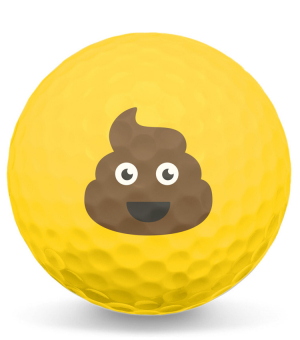 Golfboll Smiley Bajshg i gruppen Golfpresenter hos Dimbo Golf AB (4087001-0113)