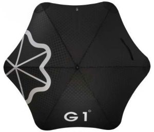 Blunt Stormparaply Svart/Vit i gruppen Golftillbehör / Paraplyer hos Dimbo Golf AB (4175001)