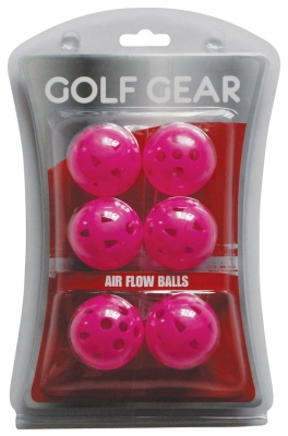Golfgeist Övningsboll AirFlow 6-pack Rosa i gruppen Golftillbehör / Övriga hos Dimbo Golf AB (4181090-0336)