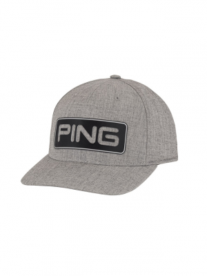 Ping Keps Tour Classic 211 Melerad Grå i gruppen Kläder & Accessoarer / Accessoarer / Kepsar hos Dimbo Golf AB (4502040-3555981)