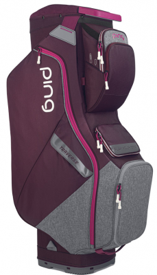 Ping Vagnbag Traverse 214 Garnet/Gråmelerad/Magenta i gruppen Golfbagar / Vagnbagar hos Dimbo Golf AB (4512029-09)