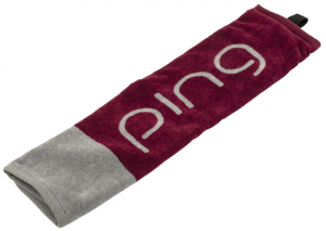 Ping Handduk Trifold 193 Lila/Gr i gruppen Golftillbehr / Golfhanddukar hos Dimbo Golf AB (4543028-7991)