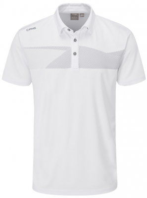 Ping Piké Herr Holten Vit i gruppen Kläder & Accessoarer / Herr / Kortärmat hos Dimbo Golf AB (4550007-0024r)