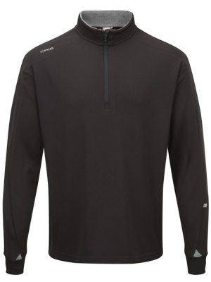 Ping Pullover Half Zip Herr Regent Svart i gruppen Kläder & Accessoarer / Herr / Långärmat hos Dimbo Golf AB (4554001-0604r)