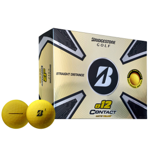 Bridgestone Golfboll E12 Contact Flexactiv Gul (1st duss) i gruppen Golfbollar / Bridgestone Golfbollar hos Dimbo Golf AB (4916025-2330)