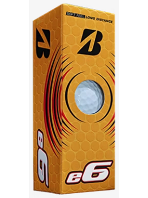 Bridgestone Golfboll e6 Vit (1st 3-pack) i gruppen Golfbollar / Bridgestone Golfbollar hos Dimbo Golf AB (4918028-2310)