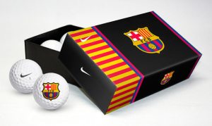 Nike Golfbollar Powerdistance Soft FC Barcelona (6-pack) i gruppen Golfpresenter hos Dimbo Golf AB (5018009-146)