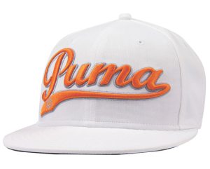 Puma Keps Junior 908277 Script Cool Cell Vit/Orange i gruppen Rea & Begagnat / Rea Klder / Junior hos Dimbo Golf AB (5502025-01)