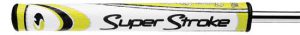 Puttergrepp Super Stroke Legacy 3.0 Slim Vit/Gul i gruppen Golfverkstad / Puttergrepp hos Dimbo Golf AB (6381001-303010)