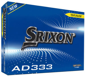 Srixon Golfboll AD333 2022 Gul (1st dussin) i gruppen Golfbollar hos Dimbo Golf AB (6815025-30)