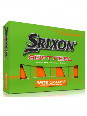 Srixon Softfeel Golfboll 2023 Brite Orange (1st dussin) i gruppen Golfbollar hos Dimbo Golf AB (6815027-334278)