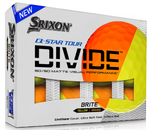 Srixon Golfboll Q-Star Tour Divide Gul/Orange (1st dussin) i gruppen Rea & Begagnat / Rea Golfbollar hos Dimbo Golf AB (6816021-6802)