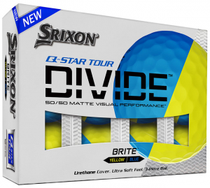 Srixon Golfboll Q-Star Tour Divide Gul/Bl (1st dussin) i gruppen Rea & Begagnat / Rea Golfbollar hos Dimbo Golf AB (6816021-6808)