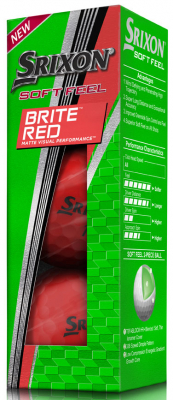 Srixon Golfboll Softfeel Brite Rd (3-pack) i gruppen Arkiv Utgngna Produkter hos Dimbo Golf AB (6818007-50)