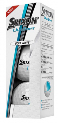 Srixon Golfboll Ultisoft Vit (3-pack) i gruppen Golfbollar hos Dimbo Golf AB (6818013-10)