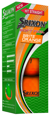 Srixon Golfboll Softfeel 2020 Brite Orange (3-pack) i gruppen Arkiv Utgngna Produkter hos Dimbo Golf AB (6818019-60)