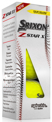 Srixon Golfboll Z-Star XV Tour 2021 Gul (3-pack) i gruppen Arkiv Utgngna Produkter hos Dimbo Golf AB (6818022-30)