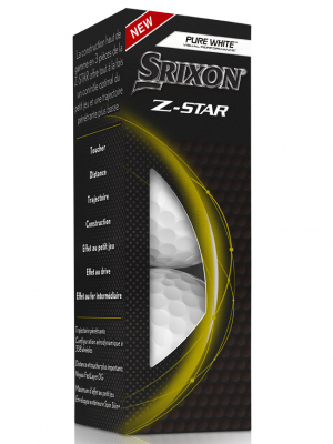 Srixon Golfboll Z-Star Pure 2023 Vit (3-pack) i gruppen Golfbollar hos Dimbo Golf AB (6818029-10)