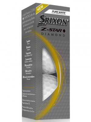 Srixon Golfboll Z-Star Diamond 2023 Vit (3-pack) i gruppen Golfbollar hos Dimbo Golf AB (6818030-10)