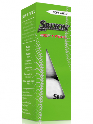 Srixon Golfboll Softfeel 2023 Vit (3-pack) i gruppen Golfbollar hos Dimbo Golf AB (6818032-10)