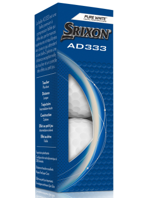 Srixon Golfboll AD333 2024 Vit (3-pack) i gruppen Golfbollar hos Dimbo Golf AB (6818034-10)