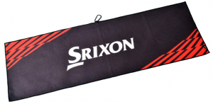Srixon Handduk Tour Microfiber Svart/Rd i gruppen Golftillbehr / Golfhanddukar hos Dimbo Golf AB (6843009-9050)
