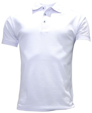 AP Herr Piké 1673 Vit i gruppen Kläder & Accessoarer / Herr / Kortärmat hos Dimbo Golf AB (6950101-1504r)