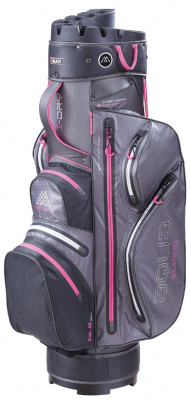 Big Max Vagnbag Aqua Silencio 3 Mrkgr/Svart/Fuchsia i gruppen Golfbagar / Vagnbagar Vattentta / Big Max Vattentt Vagnbag hos Dimbo Golf AB (7712022-103001)