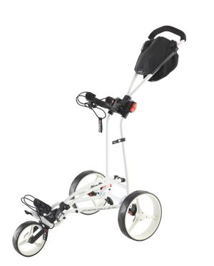 Max Golfvagn Trehjuling Autofold FF Vit i gruppen Golfvagnar & Tillbehör / Trehjulingar hos Dimbo Golf AB (7783015-10)