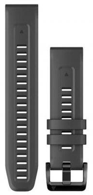 Garmin Klockarmband QuickFit 22 Silikon Grafitgr i gruppen Elektronik / Laser & GPS tillbehr hos Dimbo Golf AB (8881007-1311101)