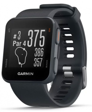 Garmin GPS Golfklocka S10 Granitbl i gruppen Elektronik / Golfklockor hos Dimbo Golf AB (8888013-8989)