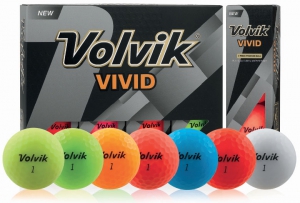 Volvik Golfbollar Vivid Orange ds (1st dussin) i gruppen Golfbollar hos Dimbo Golf AB (9916003-60)
