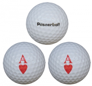 WL Golfboll Vit Hjärter Ess - Pilsnerboll (1st 3-pack) i gruppen Golfbollar hos Dimbo Golf AB (9918100-100806)