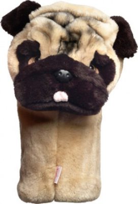 Daphne Headcover Driver Hund Mops i gruppen Golftillbehr / Headcover Metalwoods / Daphne Headcovers hos Dimbo Golf AB (9981190-66PUG)