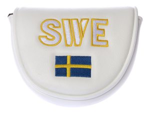 Sverige Headcover Putter Mallet Vit i gruppen Golftillbehör / Headcover Putter hos Dimbo Golf AB (9981192-186)