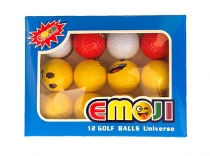 Golfbollar Emoiji (Dussin) i gruppen Golfpresenter hos Dimbo Golf AB (9981203-3060)