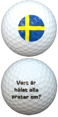 WL Golfboll Vit Sverige - Vart r hlet alla pratar om?  1st i gruppen Golfbollar hos Dimbo Golf AB (9987100-100209)