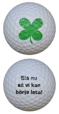 WL Golfboll Vit Fyrklver - Sl nu s vi kan brja leta! 1st i gruppen Golfbollar hos Dimbo Golf AB (9987100-100401)