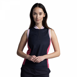 Cross Sportswear Dam Ärmlös Piké Ally Marinblå