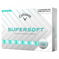 Callaway Supersoft Distressed Stripe Teal (1st duss)