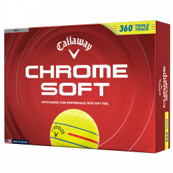 Callaway Chrome Soft Triple Track 360 Gul - Dussin