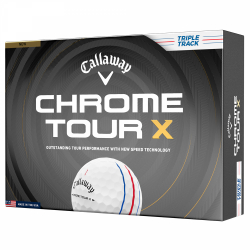 Callaway Chrome Tour X Triple Track Vit - Dussin